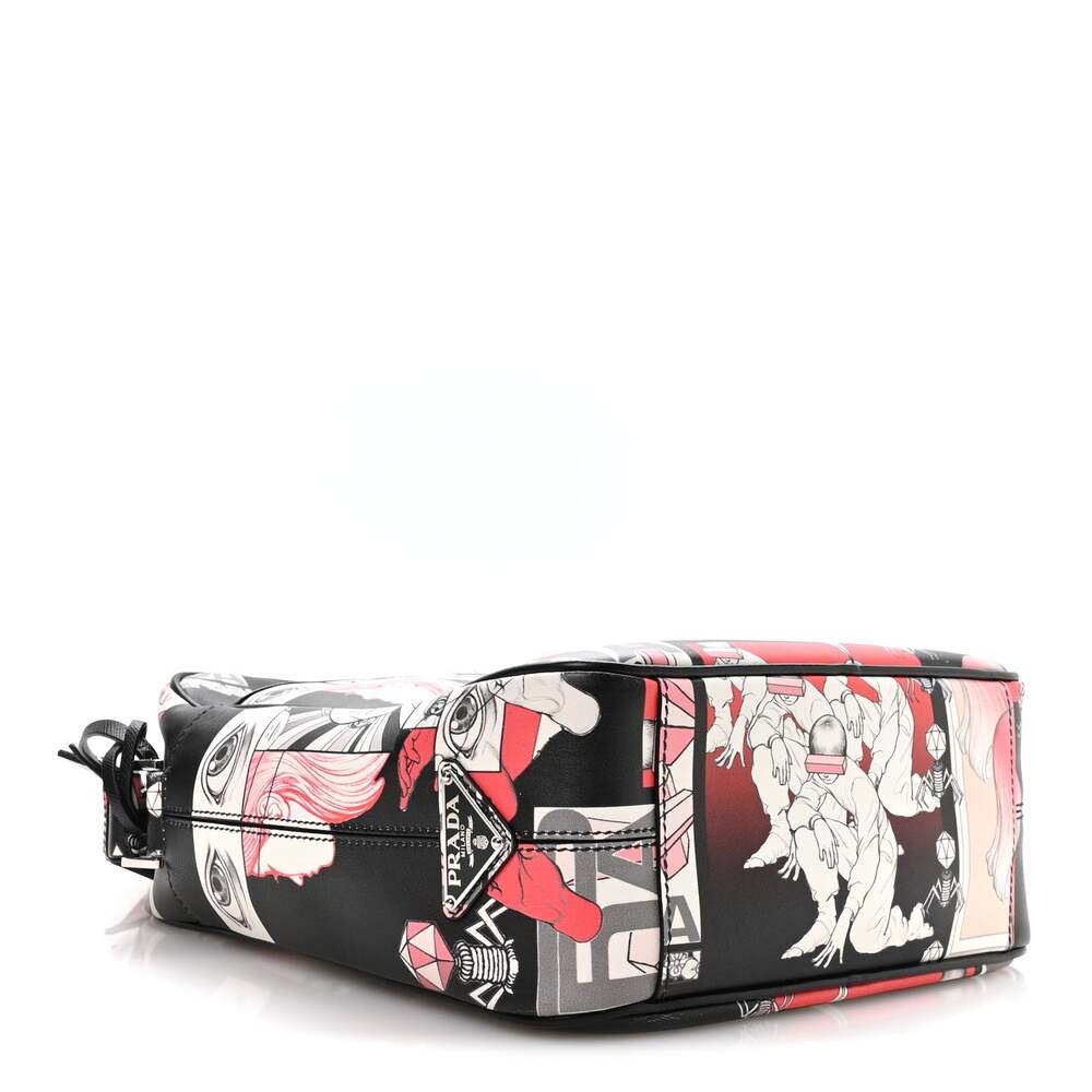 Prada X James Jean Vitello Dna Flat #268724P11B - Picture 4 of 11